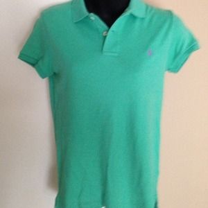 Ralph Lauren green polo shirt