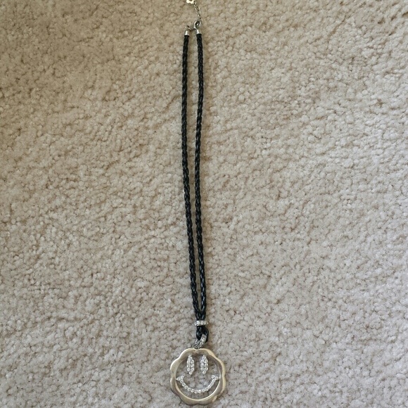 Smiling face necklace