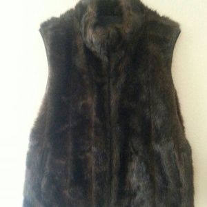 New faux fur vest