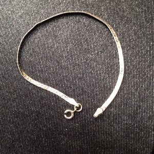 925 stamped silver love u embossed bracelet