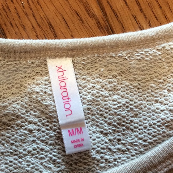 Sold, Cute lightweight sweatshirt gold sequins - Picture 3 of 4