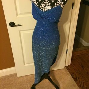 ****SOLD****Electric blue Cocktail dress size S