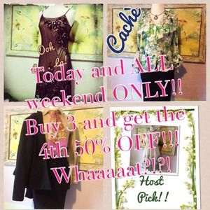 Today & ALL weekend!!