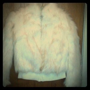 Faux fur jacket