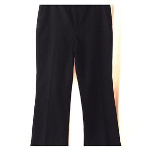 Black wool dress pants