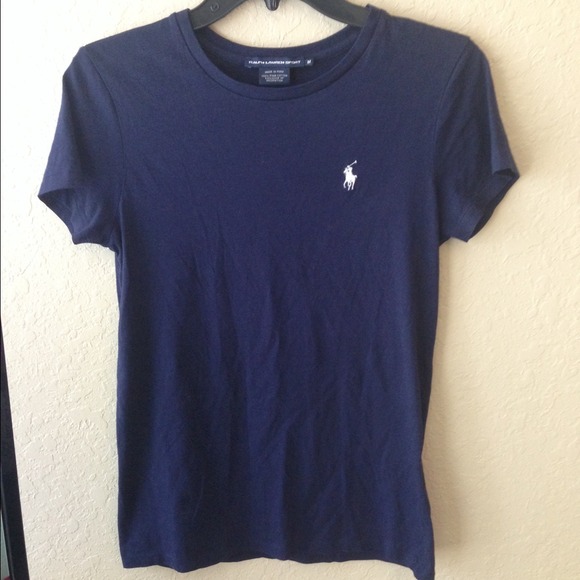 Ralph Lauren Sport Navy Blue Top