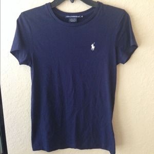 Ralph Lauren Sport Navy Blue Top