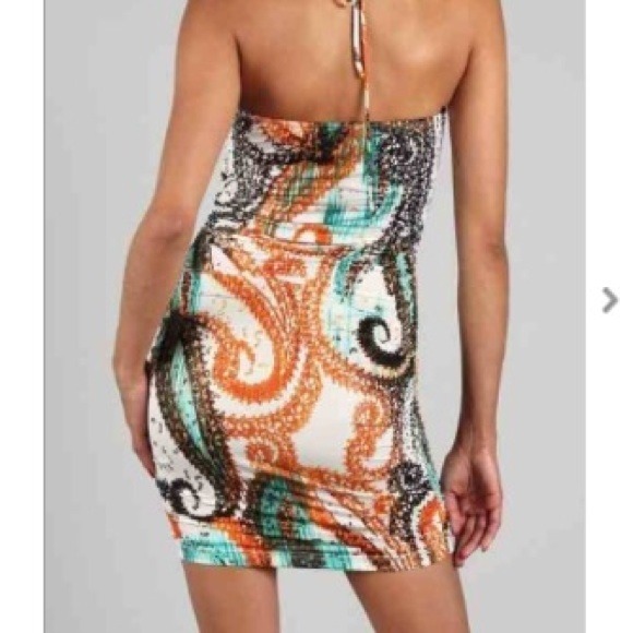 Halter Ruched Dress - Picture 4 of 4