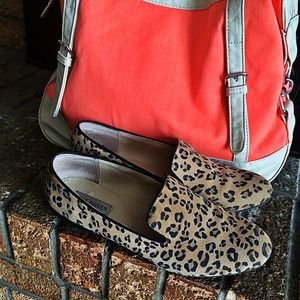 Steve Madden leopard flats