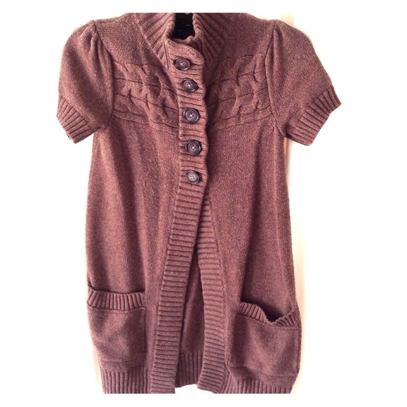 Long knit sweater