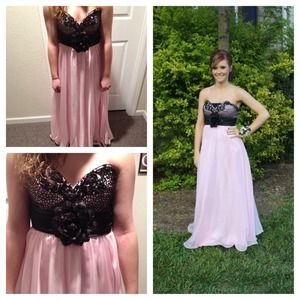 Blush prom dress. Size 2.
