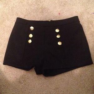 Black high waisted shorts!