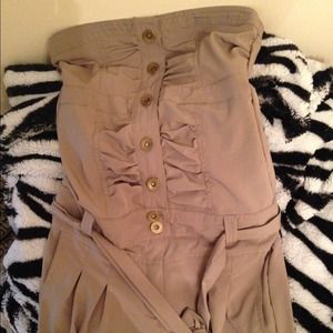 khaki romper