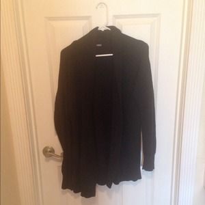 Oversized black knit cardigan from nordstrom