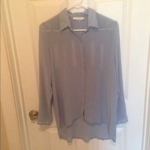 Powder blue blouse from nordstrom