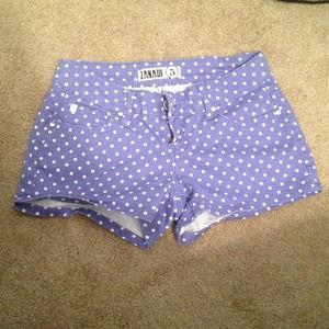 Purple Polka Dot Shorts!