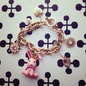 Betsey Johnson Rabbit Bracelet.