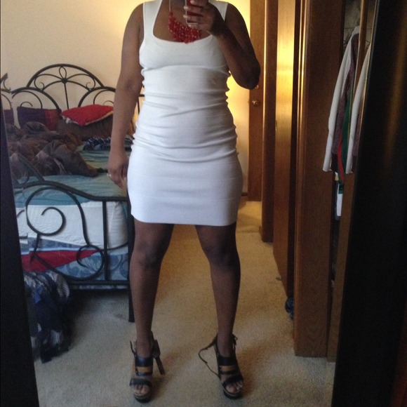 White sexy express dress