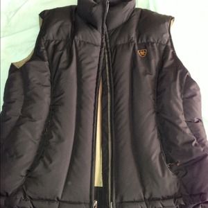 Black Ariat vest