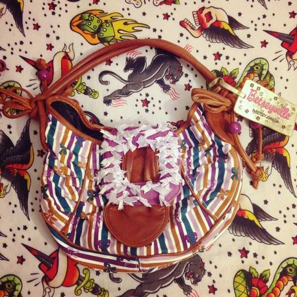 Betsey Johnson ribbon purse.