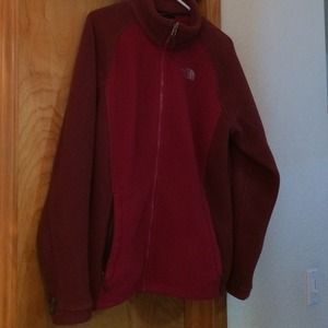 Fleece north face women's jacket