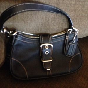 Mini black Coach bag!