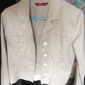 Khaki blazer- button up