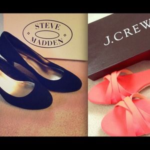 Bundle - Steve Madden heels and J Crew  sandals