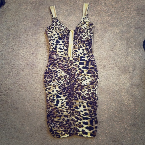 Marciano leopard dress