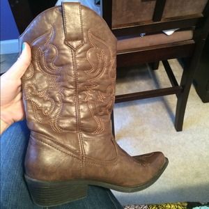 Steve Madden cowgirl boots!