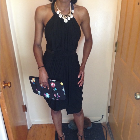 Rag & Bone Black Rowan Dress Size 2 - Picture 2 of 4