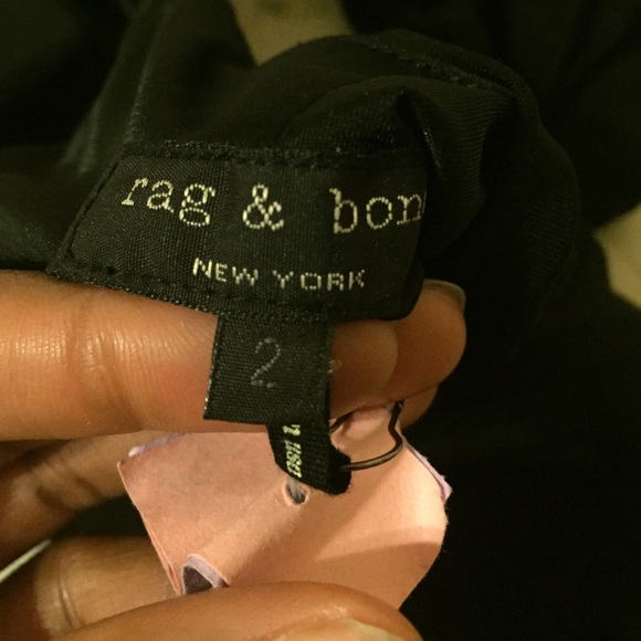 Rag & Bone Black Rowan Dress Size 2 - Picture 4 of 4