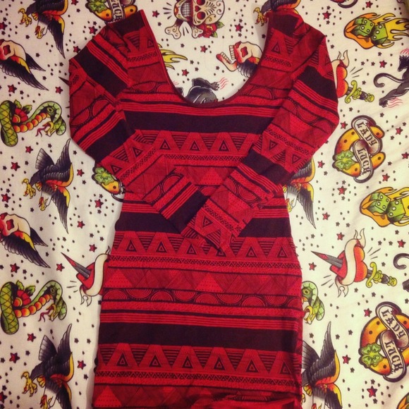 American Apparel Afrika print dress.