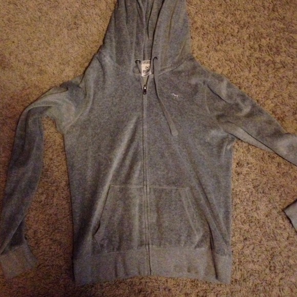 Grey zip up Victoria secret