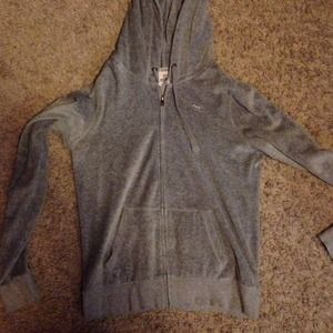 Grey zip up Victoria secret