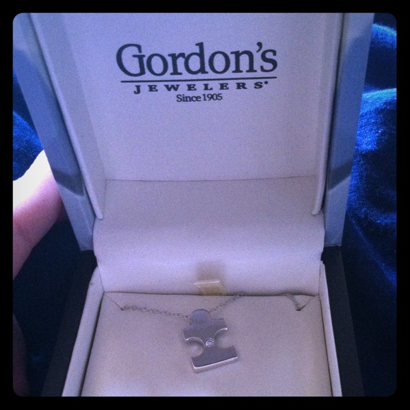 Puzzle piece necklace from Gordon's