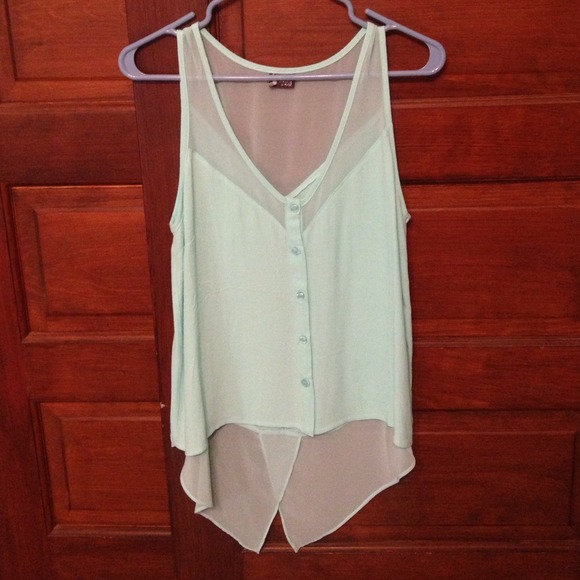 NWOT Urban Outfitter mint green tank - size M