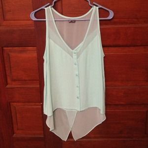 NWOT Urban Outfitter mint green tank - size M