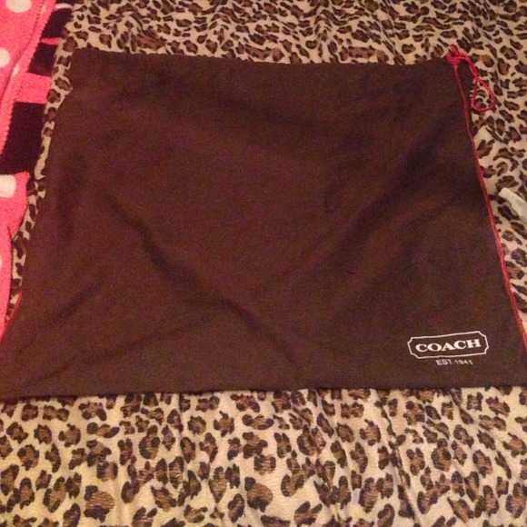Sold Authentic coach dust bag