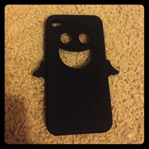 Forever21 iPhone4s Gel/Rubber Case (Black)