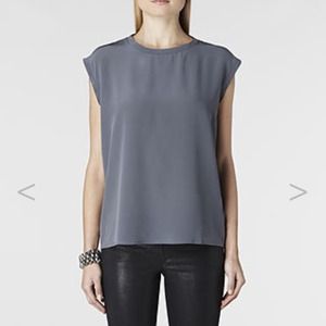 All Saints Slate Brooke Top