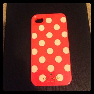 Kate Spade iPhone4s Case (Bright Orange)