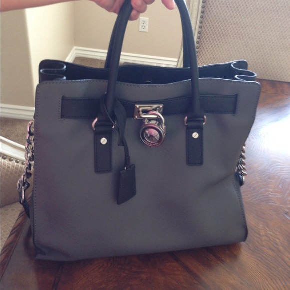 Michael Kors Hamilton leather handbag purse tote