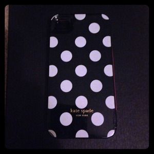 Kate Spade iPhone4s Case (Black/Pink)