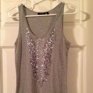 Sequined tank