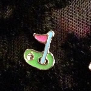 Golf floating charm
