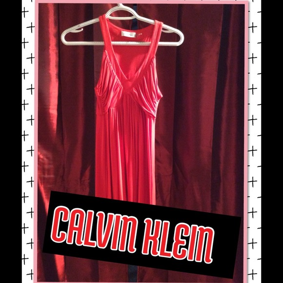 ❤️❤️Red Calvin Klein dress - Picture 2 of 3
