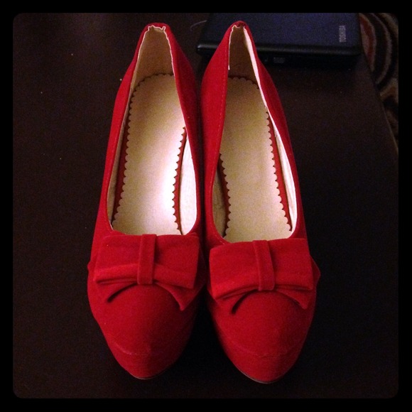 Red high heels