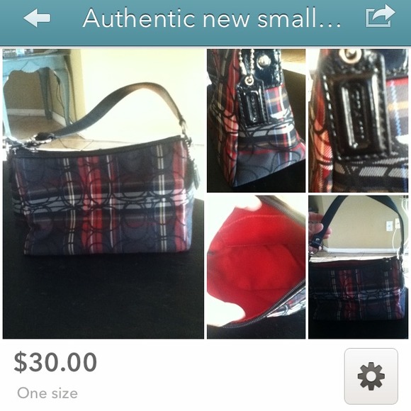 Small authentic coach  purse