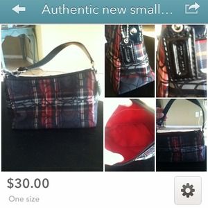 Small authentic coach  purse